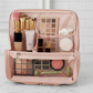 Stand up travel makeup bag set