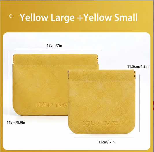 Cotton Candy Color Automatic Closed Storage Bag - Large+Small Combination